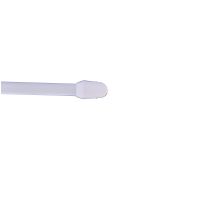 Barre classique plate blanche 50-80cm x2